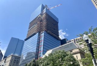 A view of One Post Office Square from across the street.