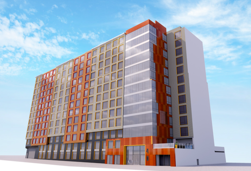 A rendering of the 40 Patterson St. NE project in NoMa.  