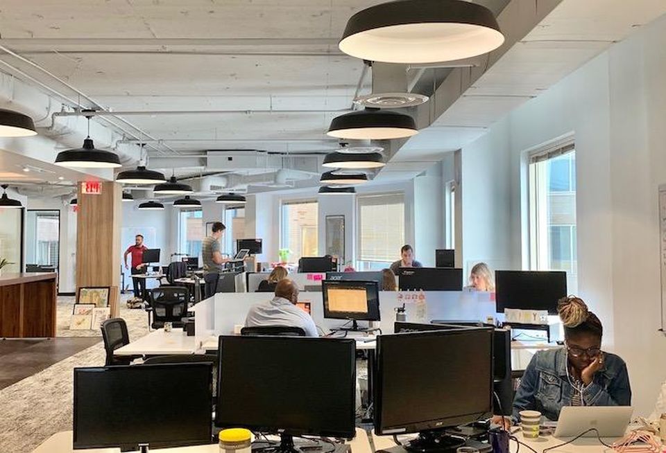 TransitScreen's new office at 750 17th St. NW