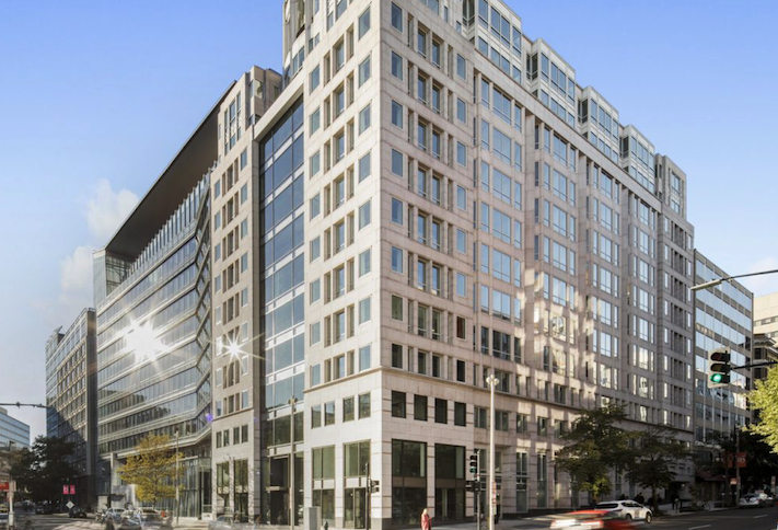 The office building at 1801 Pennsylvania Ave. NW. 