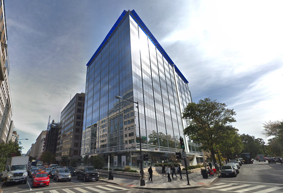 The office building at 815 Connecticut Ave. NW