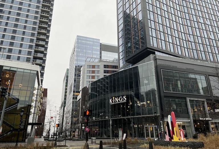 The property at 60 Seaport Blvd. where Alamo Drafthouse plans to open, photographed in December. 