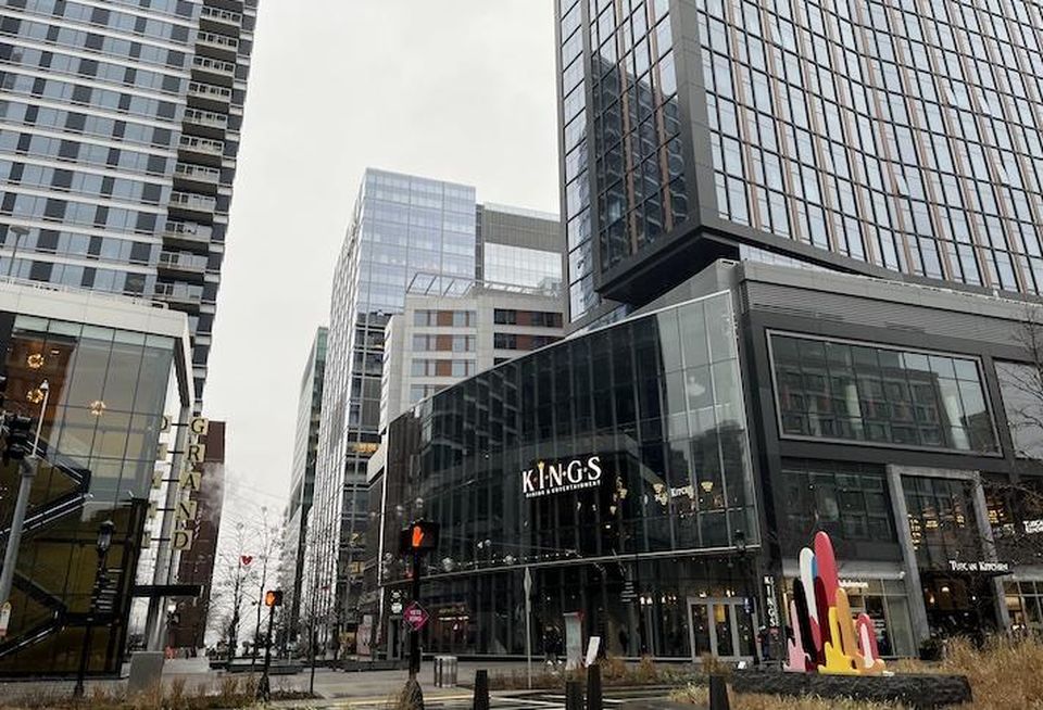 The property at 60 Seaport Blvd. where Alamo Drafthouse plans to open, photographed in December.