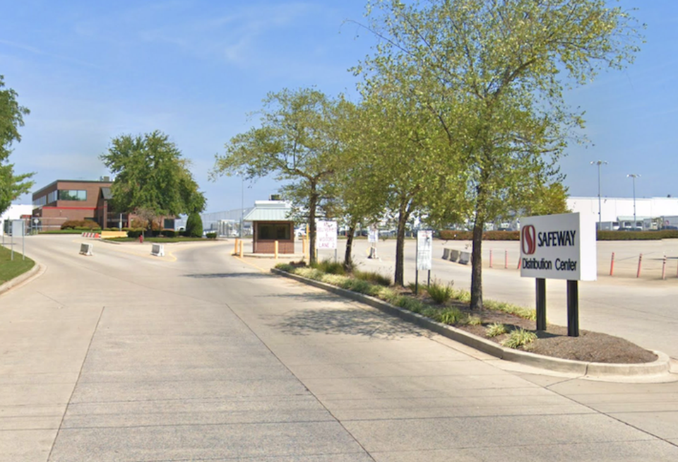 The Safeway distribution center at 16020 Leeland Road in Upper Marlboro.