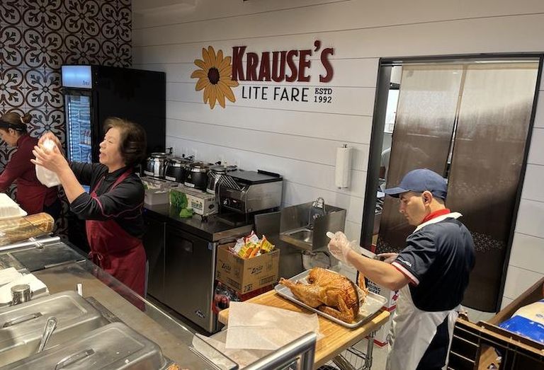 The Krause's Lite Fare merchant has opened inside the new Lexington Market. 