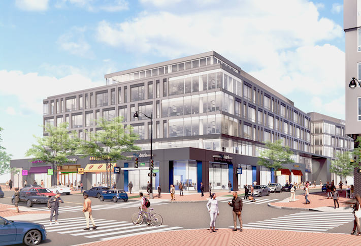 A rendering of the Northeast Heights development at the intersection of Minnesota Avenue and Benning Road NE. 