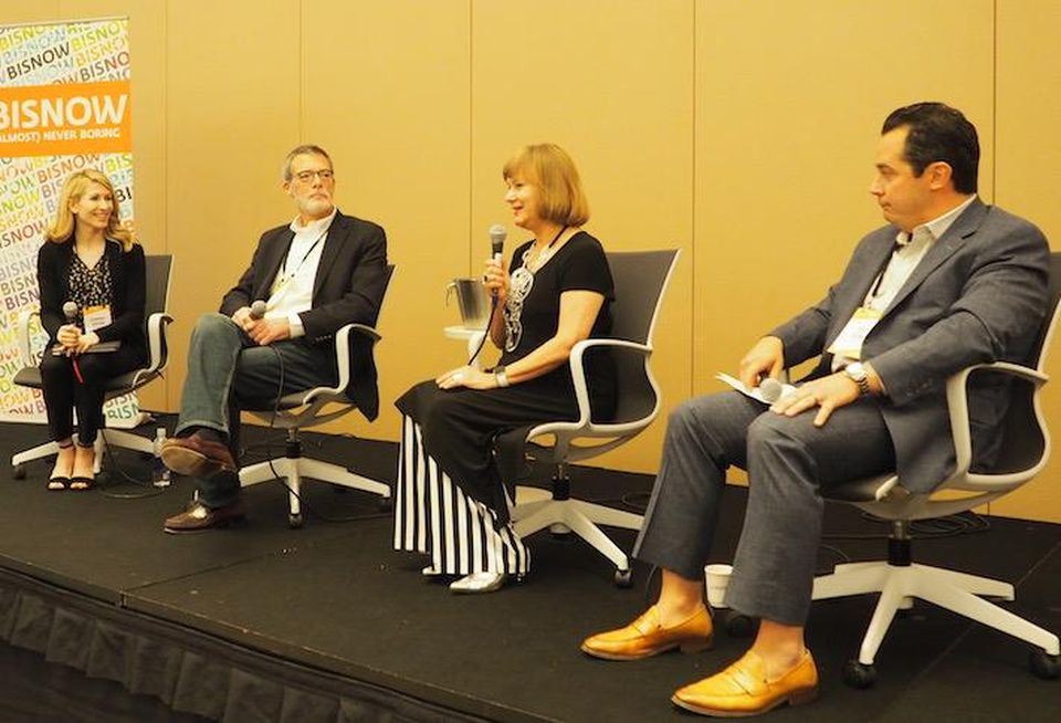 Baker Tilly's Courtney Davison, Fox Architects' Bob Fox, Hickok Cole Architects' Yolanda Cole and ZDS' Eric Zuena