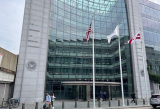 The SEC's current headquarters at the Station Place complex next to Union Station in D.C. 