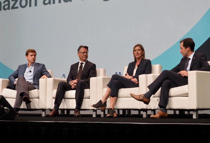 JBG Smith's Matt Kelly, Virginia Tech's Timothy Sands, Amazon's Holly Sullivan and Greater Washington Partnership's Jason Miller