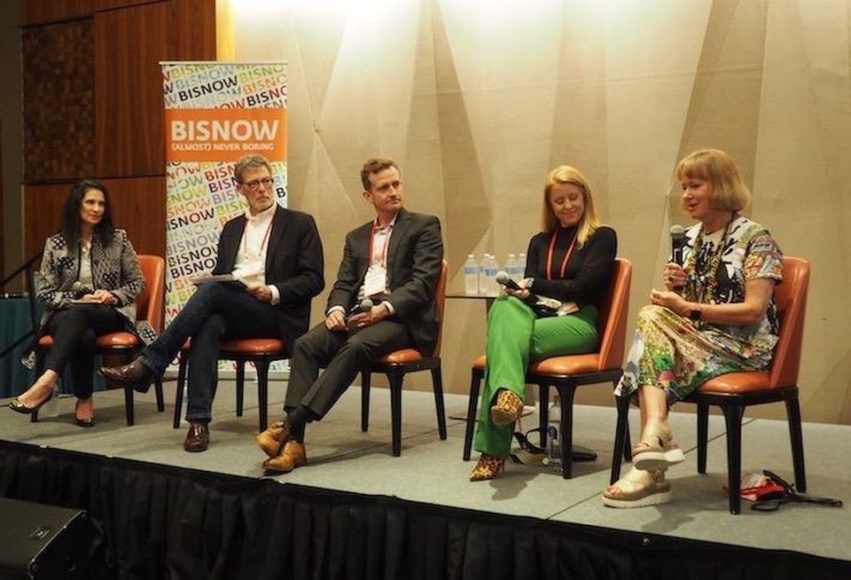 Savills' Wendy Feldman Block, Fox Architects' Bob Fox, DCS Design's Patrick Bartlett, Environments' Erin McDannald and Hickok Cole's Yolanda Cole.