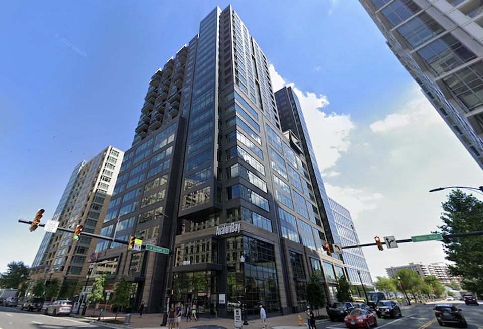 The 4040 Wilson Blvd. building features 12 stories of residential above eight stories of office and two stories of retail.