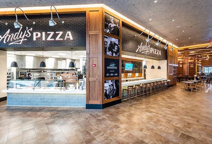 The Andy's Pizza in the Urbanspace Tysons food hall