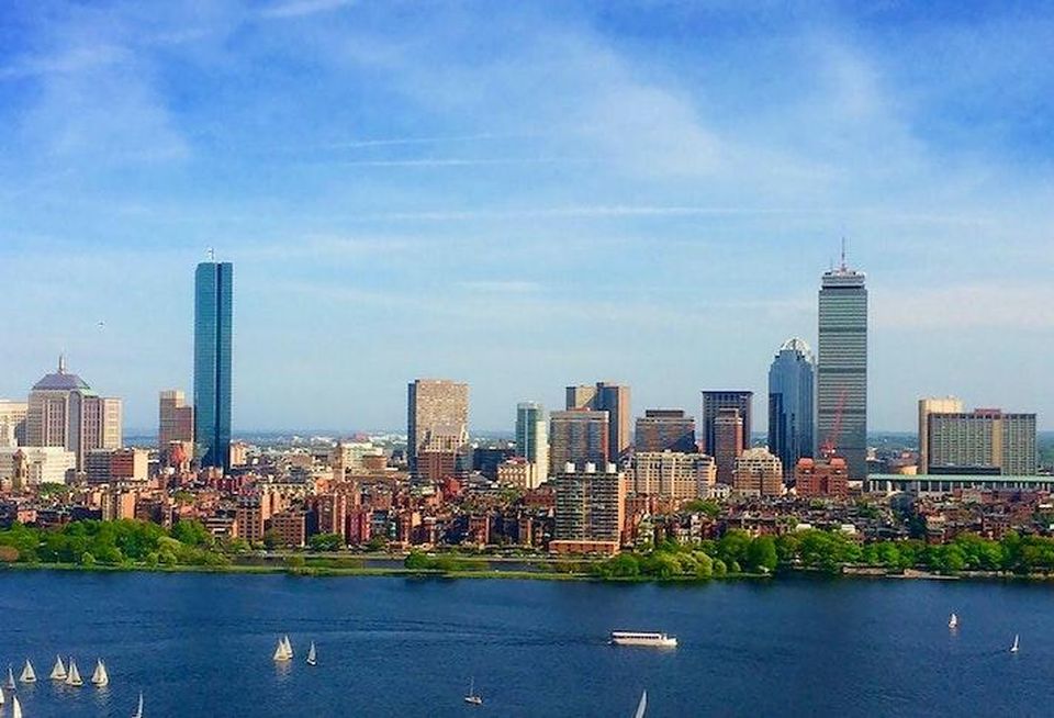 The Boston skyline