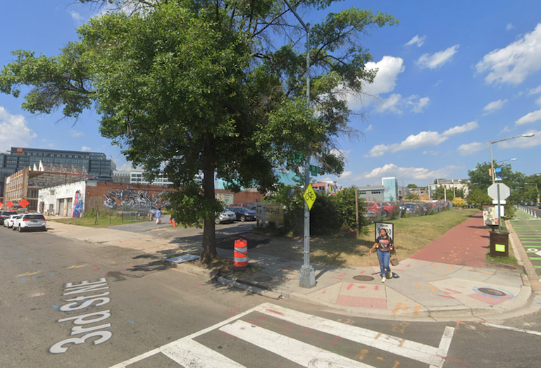 The site at 300 M St. NE. 