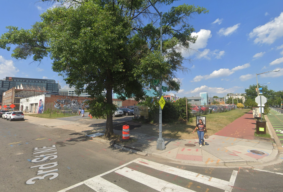 The site at 300 M St. NE.