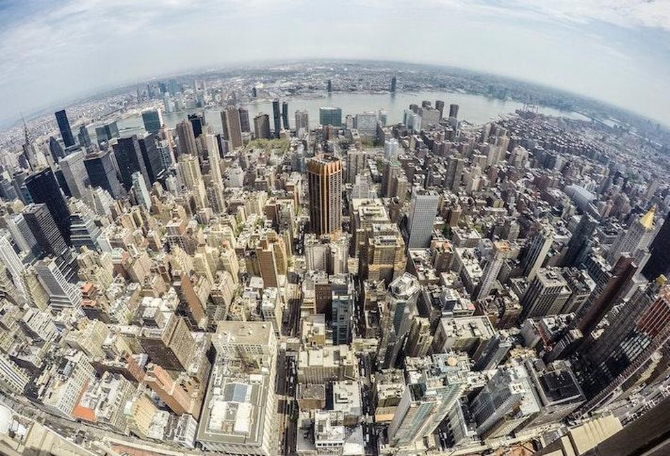 New York City skyline manhattan