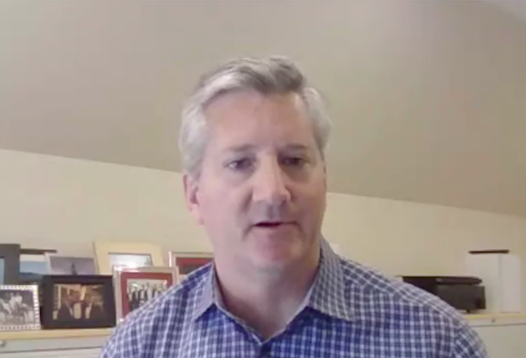 Carr Properties CEO Oliver Carr on Bisnow's Town Hall webinar. 