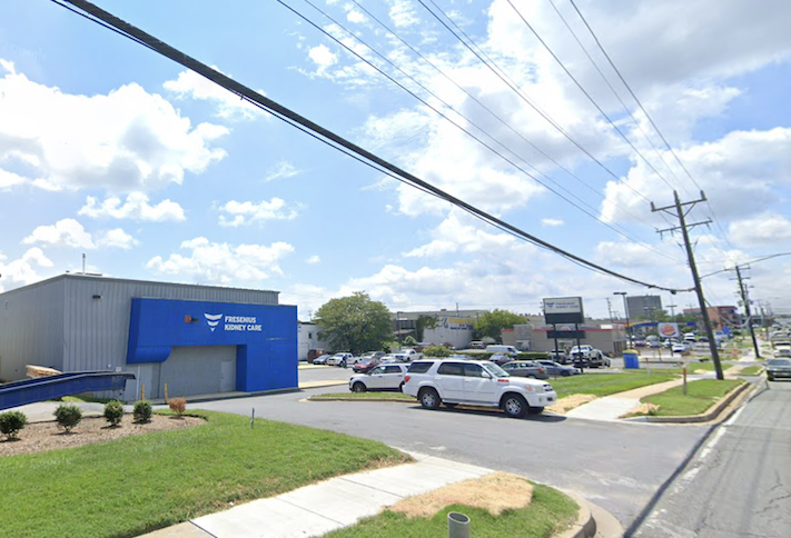 The property at 10701 Baltimore Ave. in Beltsville, MD. 