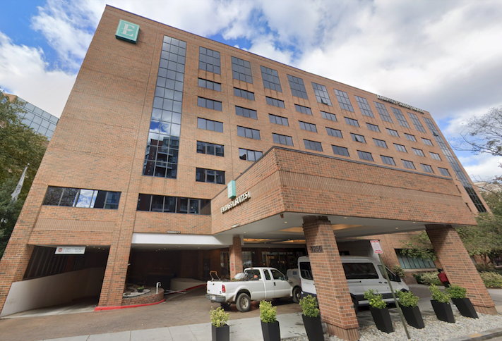 The Embassy Suites by Hilton at 1250 22nd St. NW.