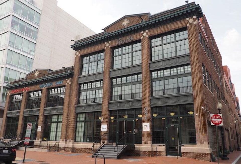 The Wonder Bread Factory building, featuring Douglas' new coworking space, The Mark.