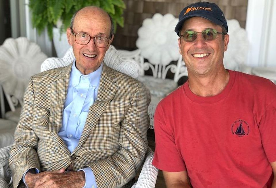 Bernstein Management Co. founder Norman Bernstein with his son, Joshua Bernstein, who now leads the company.
