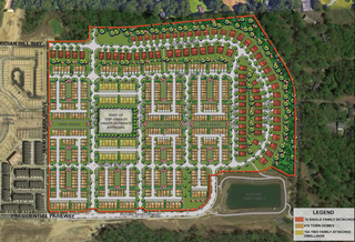 A site plan for the Westphalia East development. 