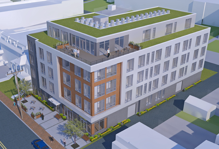 A rendering of the Todd A. Lee Senior Residences planned at 809 Kennedy St. NW