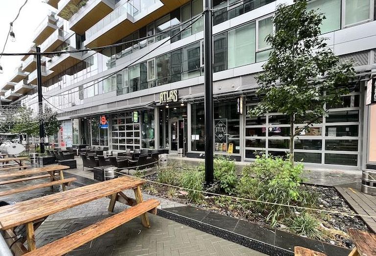 Atlas Brew Works' new location in the West Half building near Nationals Park. 
