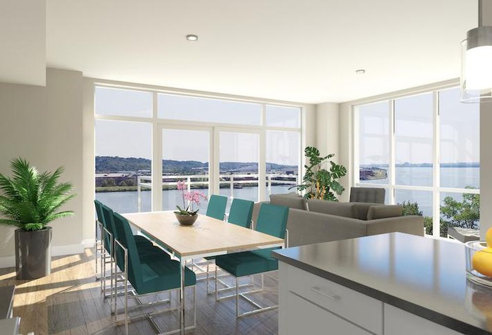 A condo in the Peninsula 88 building on Buzzard Point.