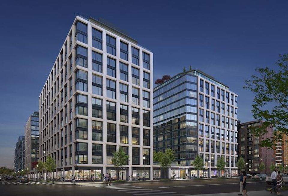 A rendering of Tishman Speyer's 818-unit Crossing development at 949 First St. SE.