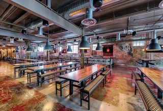 The inside of Franklin Hall at 1348 Florida Ave. NW