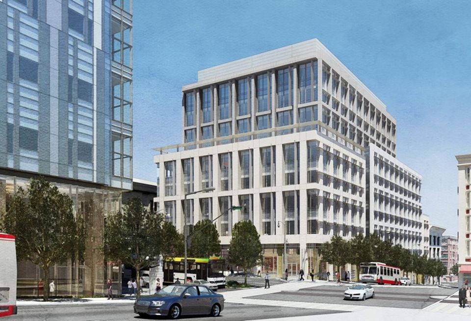 This Van Ness Medical Office Building is part of a Sutter Health to build a new medical campus in San Francisco that also includes a 700k SF hospital