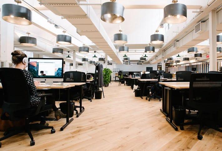 WeWork's Manhattan Laundry location in D.C., where Joe Biden's campaign spent $18K this year