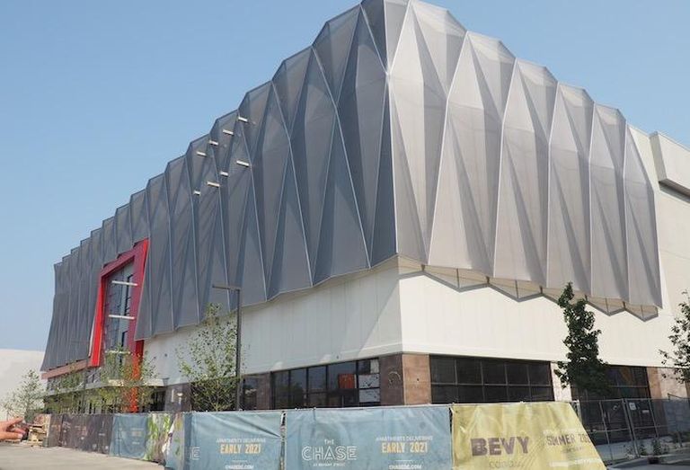 The Alamo Drafthouse building at the Bryant Street development. 