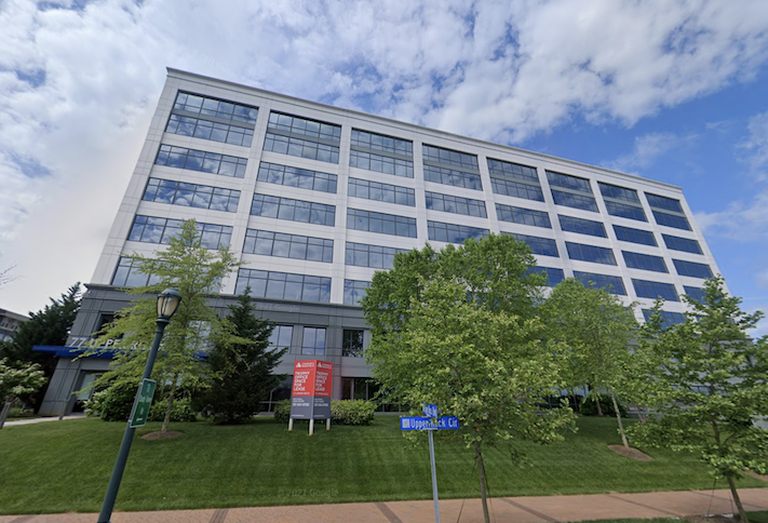 The 77 Upper Rock building in Rockville. 