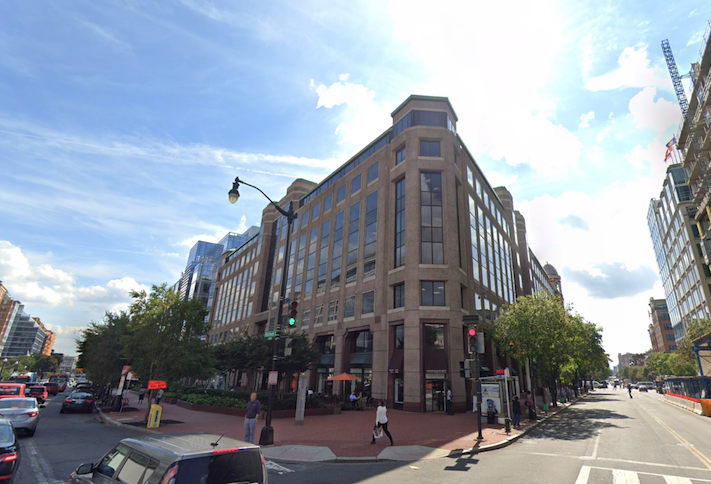The office building at 650 Massachusetts Ave. NW