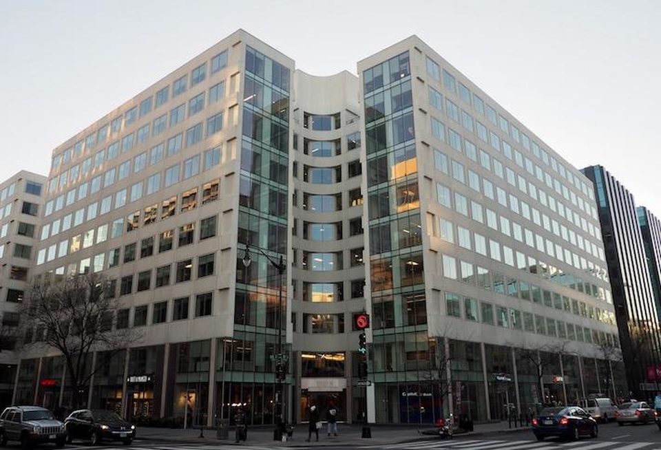 The office building at 1800 M St. NW