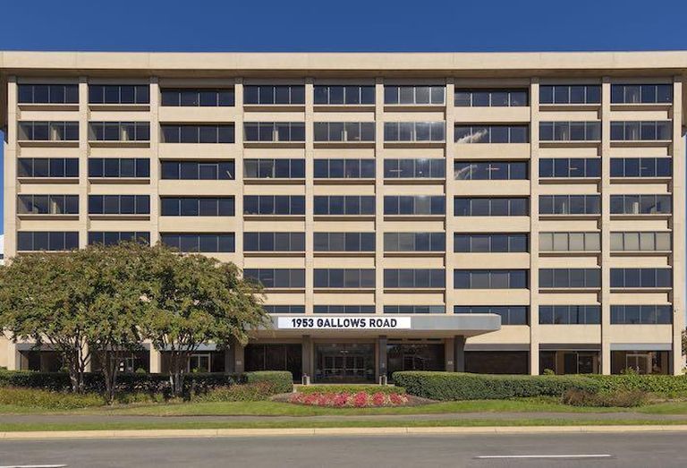 The office building at 1953 Gallows Road in Vienna. 