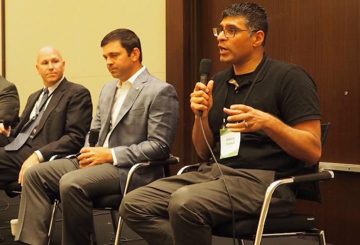 Lantian's Bob Elliott, Federal Realty's James Milam and EYA's Aakash Thakkar