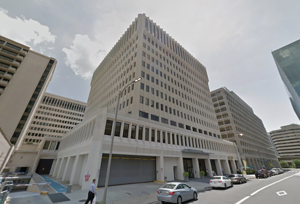 The office building at 2461 South Clark St. in Arlington.