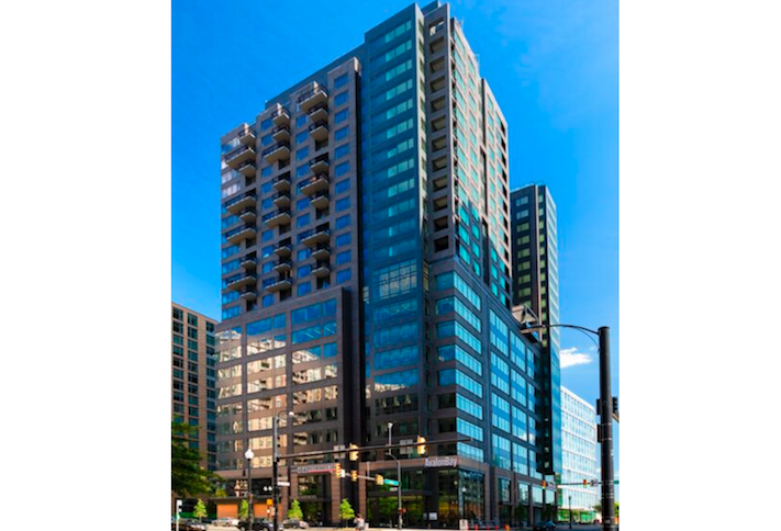 The mixed-use building at 4040 Wilson Blvd. 