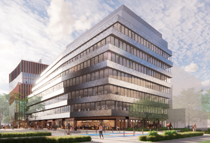 A rendering of Harvard's Enterprise Research Campus. 