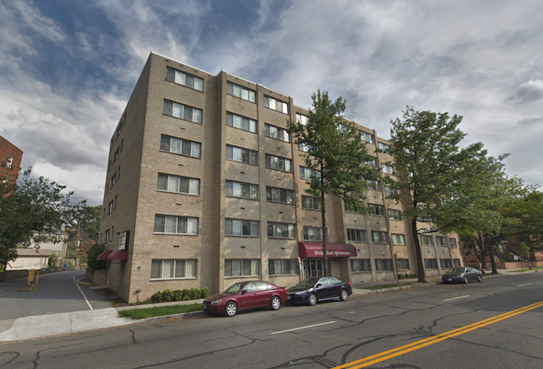 The apartment building at 6939 Georgia Ave. NW