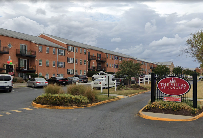 The Villas at Langley, a 590-unit apartment community in Langley Park. 