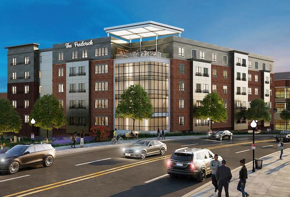A rendering of the development Victory Housing plans to build at 1234 Good Hope Road.