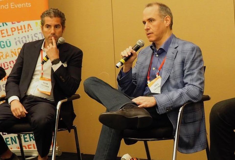 Friedman Capital's Brian Friedman and Peachtree Hotel Group's Greg Friedman.
