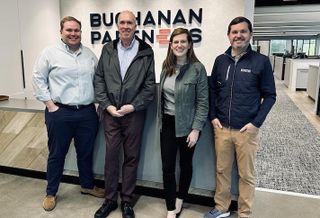 Buchanan Partners principals Jimmy Roembke, Brian Benninghoff, Bailey Edelson, and Kingsley McAdam.
