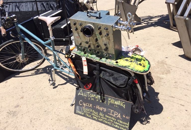 Take it along. This mobile, automatic brewing machine can go anywhere in a city known for it's breweries.