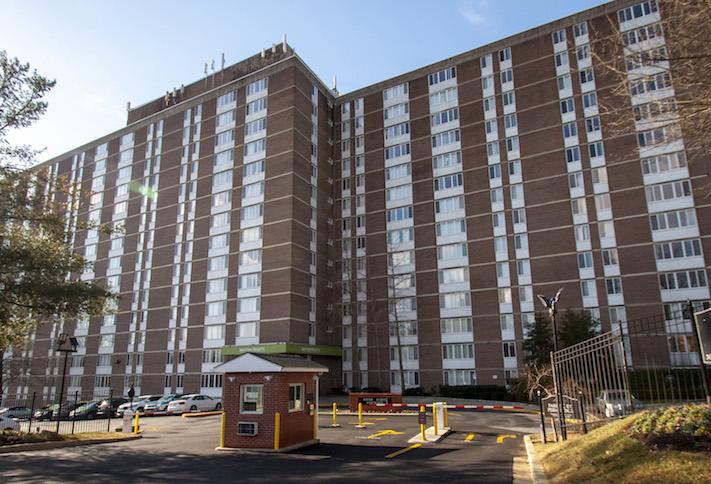The Ashton Heights apartment building at 3901 Suitland Road