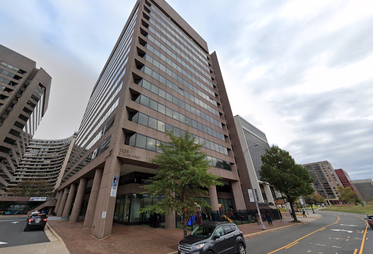 JBG Smith's 1235 South Clark St. in Crystal City, an office building that has multiple GSA leases. 